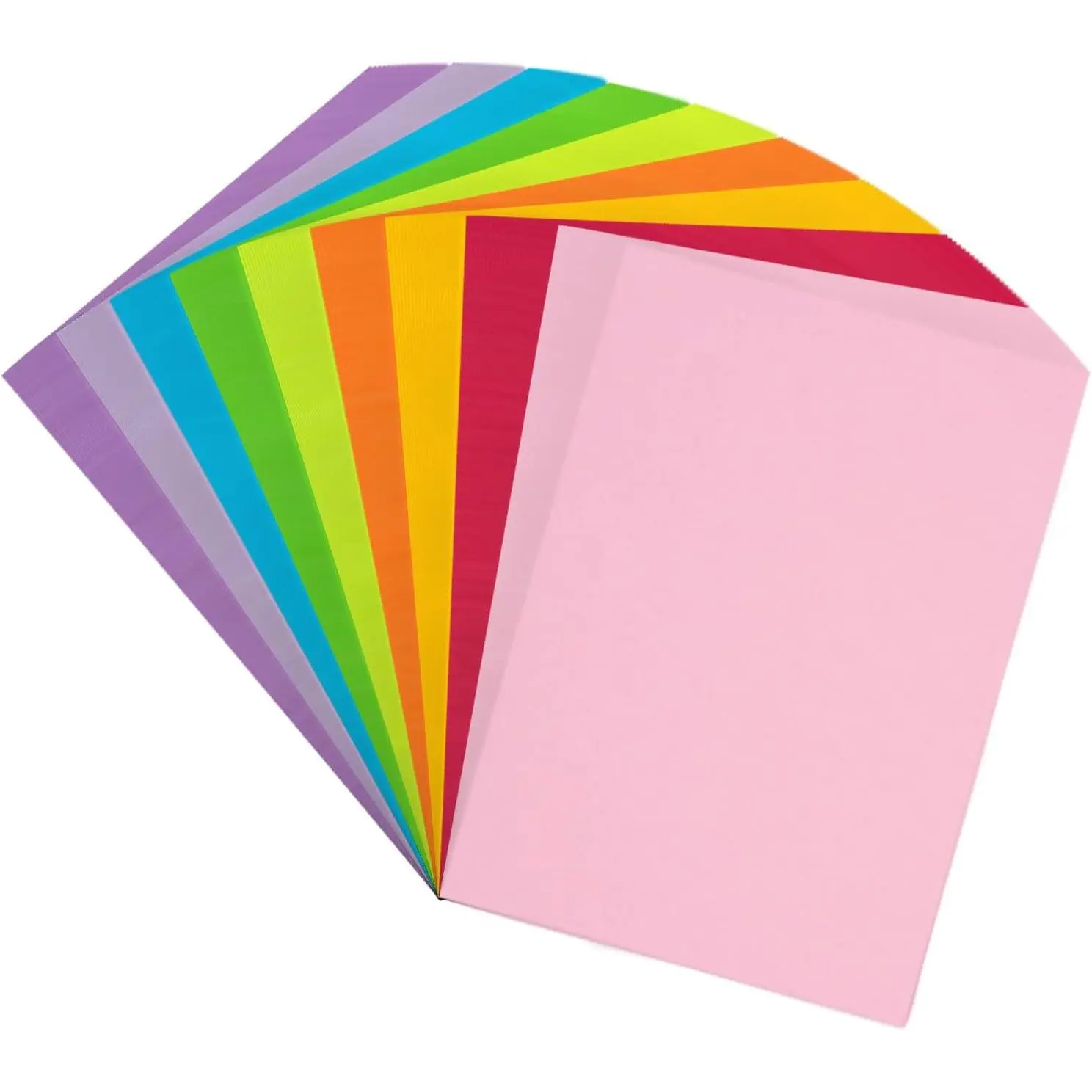 Color Copy&Print Paper 8.5X11 Inches,180 Sheets 9 Colors Rainbow A4 Printer Paper 20 lb/90GSM Colored Origami Paper for  DIY  Art Craft