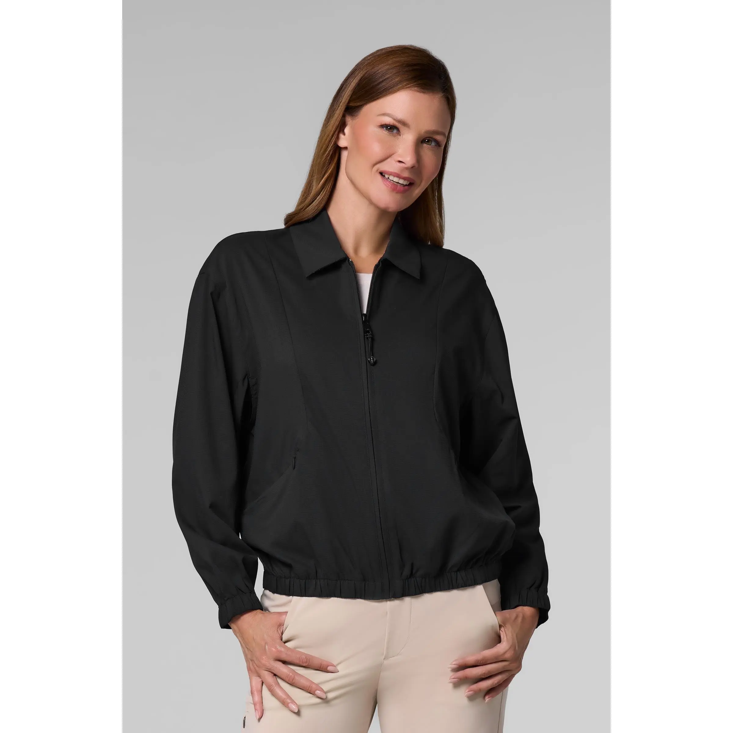 Women's Destin Windbreaker Travel Jacket | Black