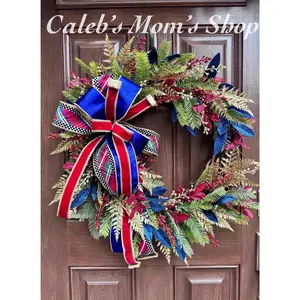 Nutcracker Christmas Grapevine Wreath for Front Door | Holiday Decor
