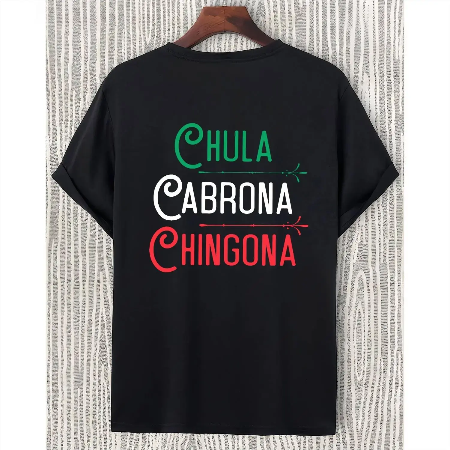 Mexican Chola Chingona Warm Hoodie Men's Long Sleeve Hooded Graphic Print Streetwear Baddie Aesthetic Aztec Latino Cultural Apparel Menswear Sweatshirts Classic Classic