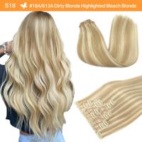 #P18A/613A Dark Blonde Highlighted Bleach Blonde