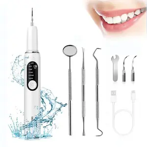 Plaque/Tartar Remover, Tartar Cleaning Kit with LED Light and 5 Adjustable Modes, Dental Calculus Remover - Oral Care, Father's Day Gift, Long Battery Life, Waterproof Oral Product