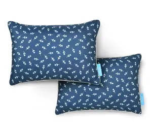 Draper James Heart Flowers 14"x20" Outdoor Pillow 2-Pack