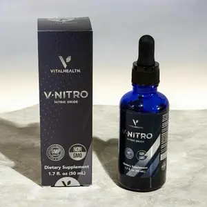 V-NITRO Nitric Oxide Supplement for Circulation Energy and Heart Health Nano Technology Formula
