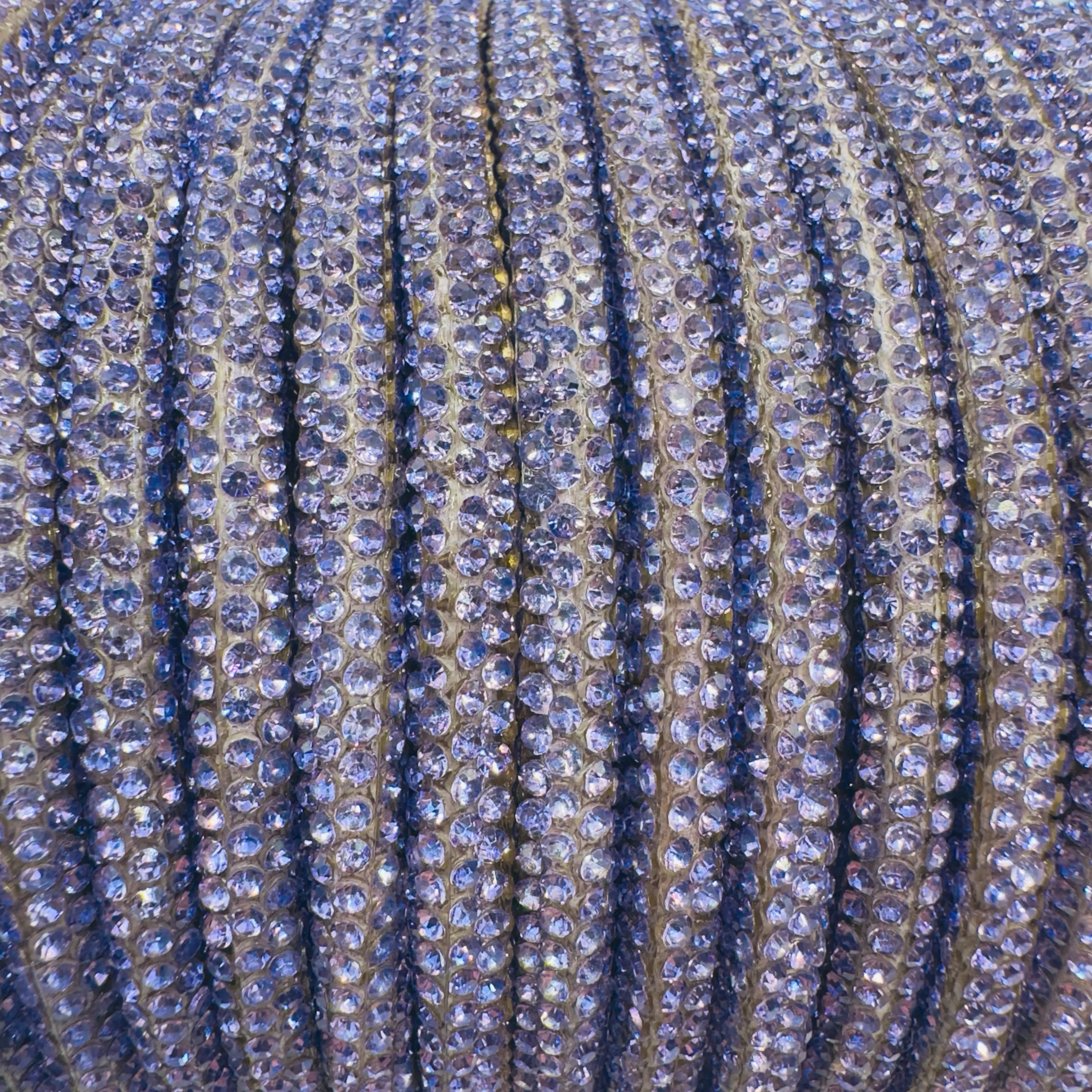 Lavender Rhinestone Rope: Elegant, vibrant, and perfect for adding a touch of sparkle to any project!