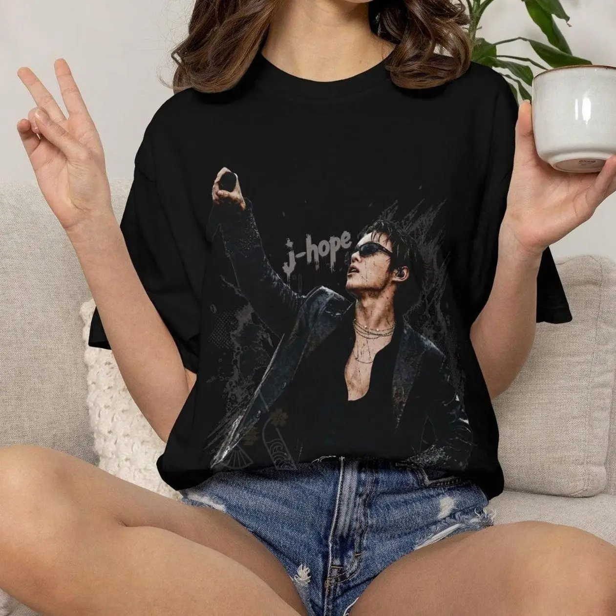 JHope Concert Graphic Tee, Kpop Fan Merch, Hobi Bias Gift 9VJ 7HY