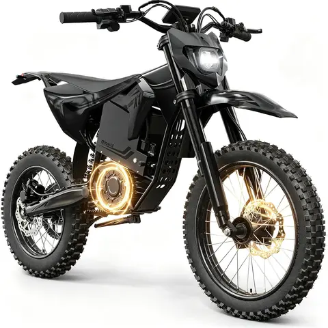QRONGE X1 Spark eBike - Unisex All-Terrain Mountain Bike with All-Terrain Tires, 4500W Mid-Drive Motor, 60V 28.8Ah Battery, 60 Mi Range, 50MPH Speed, Suspension, for Adults & Teens, Bicicleta Electrica bicicleta electrica