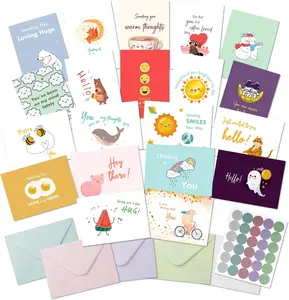 Mr. Pen- Thinking of You Cards with Envelopes, 20 Unique Design, Large 5”x7”, Thinking of You Card, Blank Inside, Greeting Cards Thinking of you, Encouragement Cards, Note Cards with Envelopes