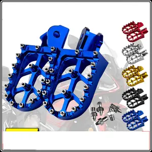 Motorcycle CNC Foot Pegs Pedal Mounting Pedals Retrofit Bracket For Sur-Ron Surron Sur Ron Light Bee S X Electric Off-Road Bike Blue Red Gold Black