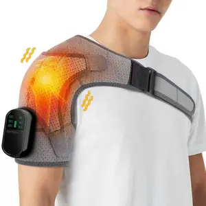 Electric Shoulder Massager, Heating Vibration Massager for Neck, Shoulder & Back , Adjustable  Massage，for Home/Office Use, Ideal Gift for Body Care, Neck Shoulder Relaxer