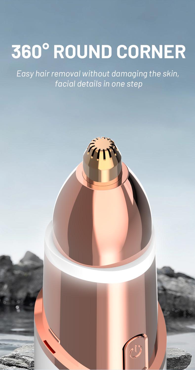 2 in 1 facial & eyebrow hair trimmer,Electric Eyebrow Trimmer, Lip Facial Body Hair Removal Tool, Facial Hair Care Tool, Electric Shaver Women, Eyebrow, Epilator Hair Remover#TikTokShopBacktoSchool