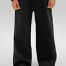 350 GSM 'Black' Fleece Sweatpants
