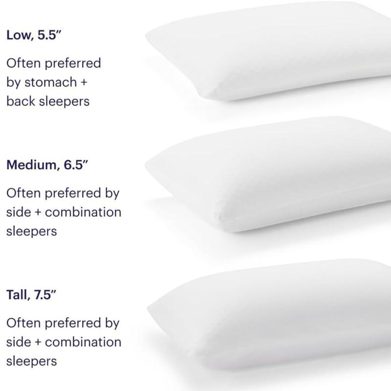 Harmony Pillow - Standard - Medium, Greatest Pillow Ever Invented, 360º Hex Grid & Talalay Latex Core - No Pressure Support, Stays Cool, Luxurious Comfort