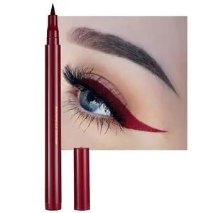 Liquid Eyeliner, Eyeliner Liquid, Long-lasting Colored Eyeliners, White Black Red Brown Green Purple Waterproof High-pigmented Colorful Eyeliners for Eye Makeup,1PC