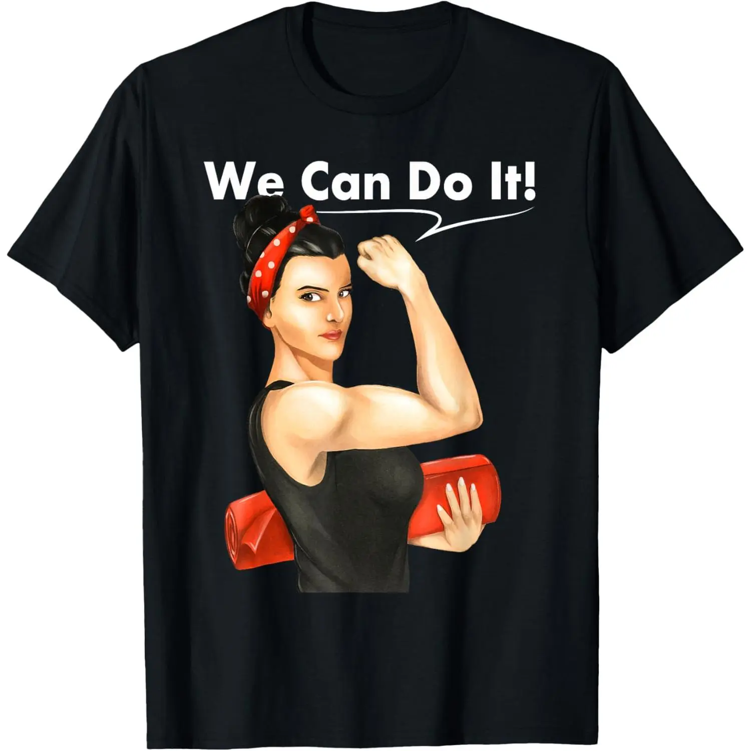 100%cotton We Can Do It - Funny Meditation & Yoga T-Shirt