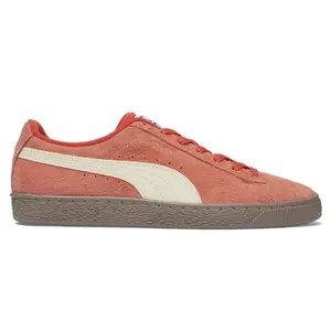 PUMA Mens Suede Now And Then Lace Up Sneakers Shoes Casual - Pink
