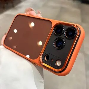 Luxury high-quality translucent Leica Metal lens frame protective case Suitable for iPhone 17 Pro max 16 15 14 13 promax Plus 17 Air phone case Simple and stylish scratch resistant Durable case for men and women Acrylic hard case black, Phone Protection