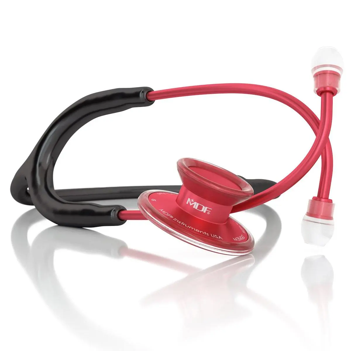 Acoustica® Stethoscope - Black/Red Acoustica® Stethoscope - Black/Red