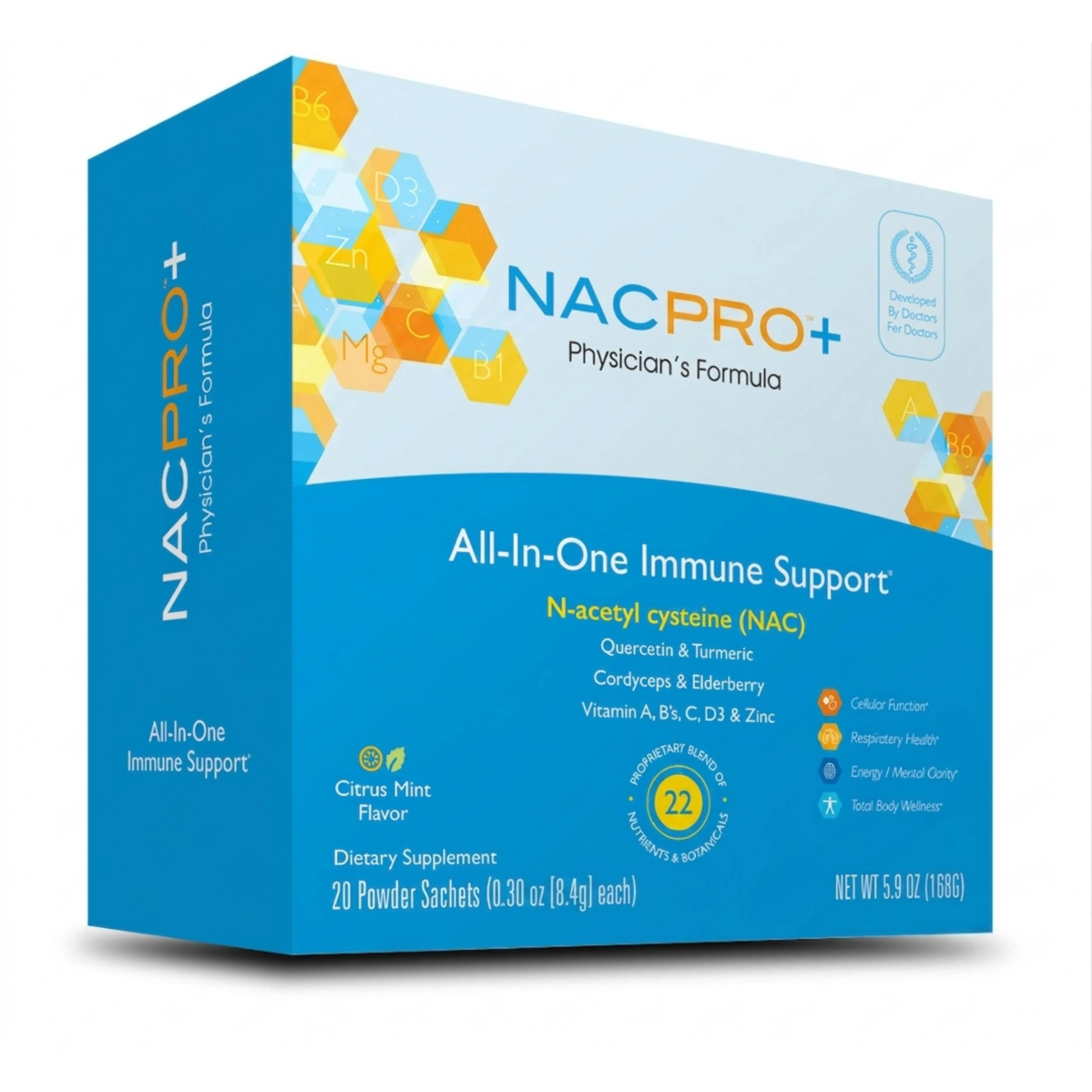 Immune Support Dietary Supplement, All-In-1 Health Formula for Wellness Enhancement