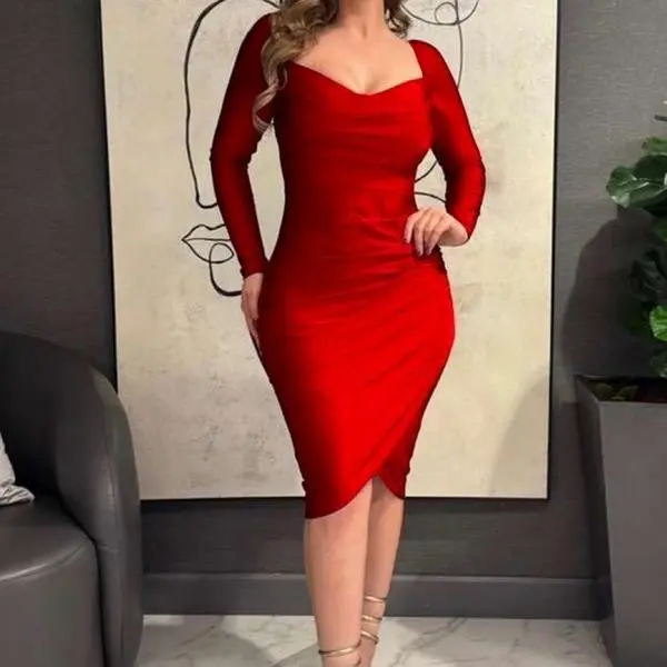 Women's Minimalist Basic Cami Dress - 1-Piece Market Style Casual Wear, Flattering Fit, Elegant Design for Daily Use, Market Style Casual Dresses