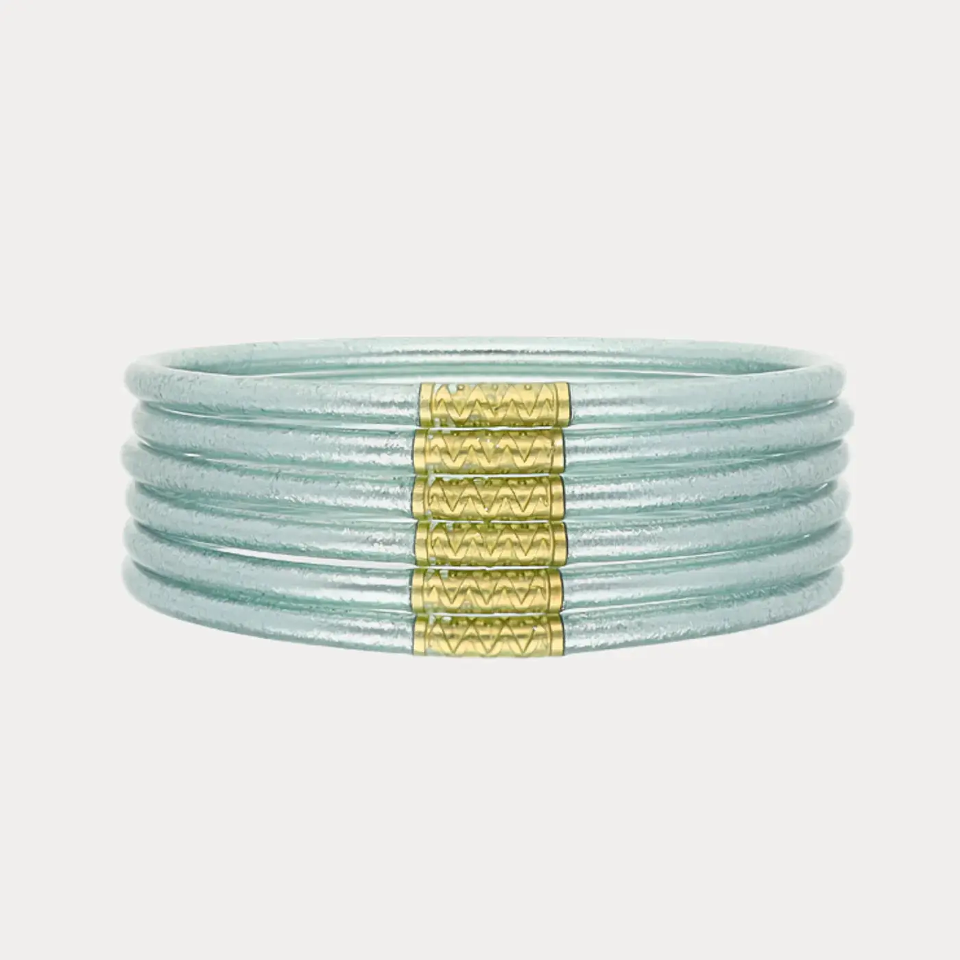 Lumine All Weather Bangles (Set of 6) - Mint
