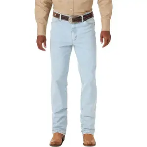 Men's Cowboy Cut Active Flex Slim Fit Jean, Stretch Denim for Freedom of Movement & Sleek Western Look.Perfect for Casual & Stylish Wear Menswear Pocket