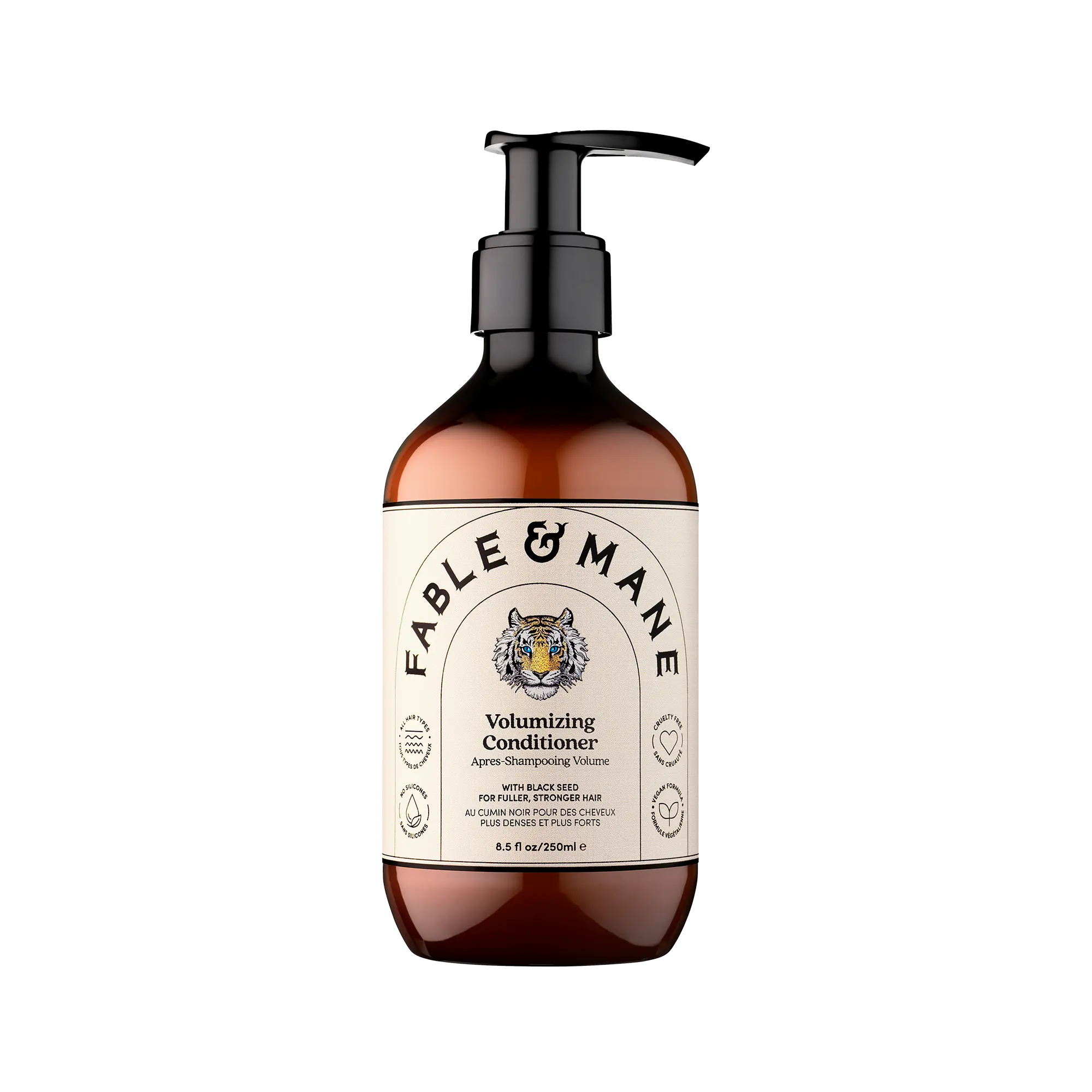 Fable & Mane Volumizing Conditioner, adds Weightless Volume, Bounce for Thinning, Fine Hair Types. Jasmine Scented Haircare