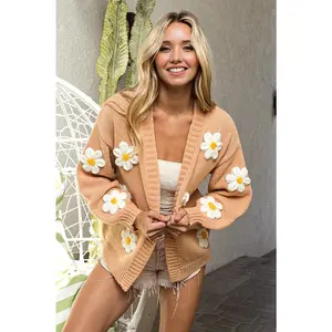 Callie Flower Cardigan (More Colors)