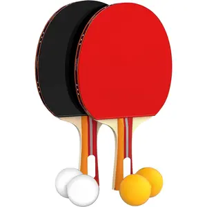 Professional Ping Pong Paddle Sets, 2 Paddle or 4 Paddle Table Tennis Set with Tournament Quality Balls and Carry Bag/Storage Case, Table Tennis Equipment & Ping Pong Accessories