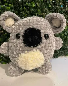 Crocheted Cube Koala Bear