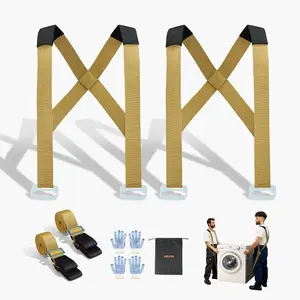 VEVOR Moving Straps, Supports up to 1000 lbs, 2-Person Lifting and Moving System with 2 Harness Straps, Move Furniture Appliances MattressesVEVOR Super Brand Day