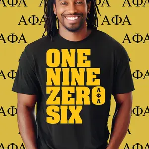 Alpha Phi Alpha T-shirt. Alpha 1906 Fraternity Apparel. Ice Cold Brothas, The Oldest & The Coldest, Men of Distinction.