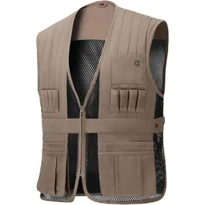 Unisex Tactical Shooting Range Vest Breathable with Movable Shoulder Pad for Skeet Trap Clay Shooting