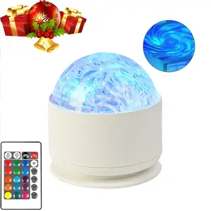 Ocean Wave Projector Light - Dynamic 16-Color Water Ripple Lamp with Remote | 3D Immersive Ambient Lighting for Home, Office, Bar & Restaurant