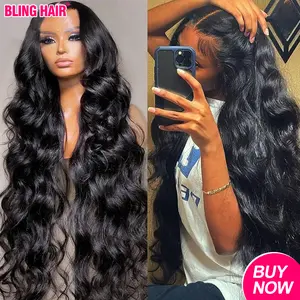 Bling Hair Body Wave 13x6 Lace Front Wigs Human Hair 180% Density Body Wave Lace Front Wigs Human Hair Pre Plucked Wigs Human Hair Wigs HD Lace Frontal Wigs #SummerVibes