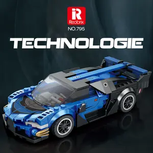 Reobrix VISION GT Supercar Building Set, Super Race Vehicles Building Toy Birthday Gifts for Kid Aged 6+. (365PCS)  Blocks building block sets car