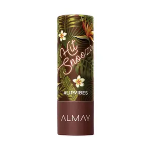 Almay Lip Vibes, Hit Snooze, matte lipstick, Brown, 1 Count