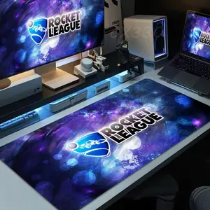 Rocket League Mouse Pad High definition printing Computer Mousepad Office 1000x500mm 900×400mm 800×400mm 600x300mm XXL Pc Game Mousemat Non-slip Rubber Keyboard Deskmat Premium Multipurpose Mousepad