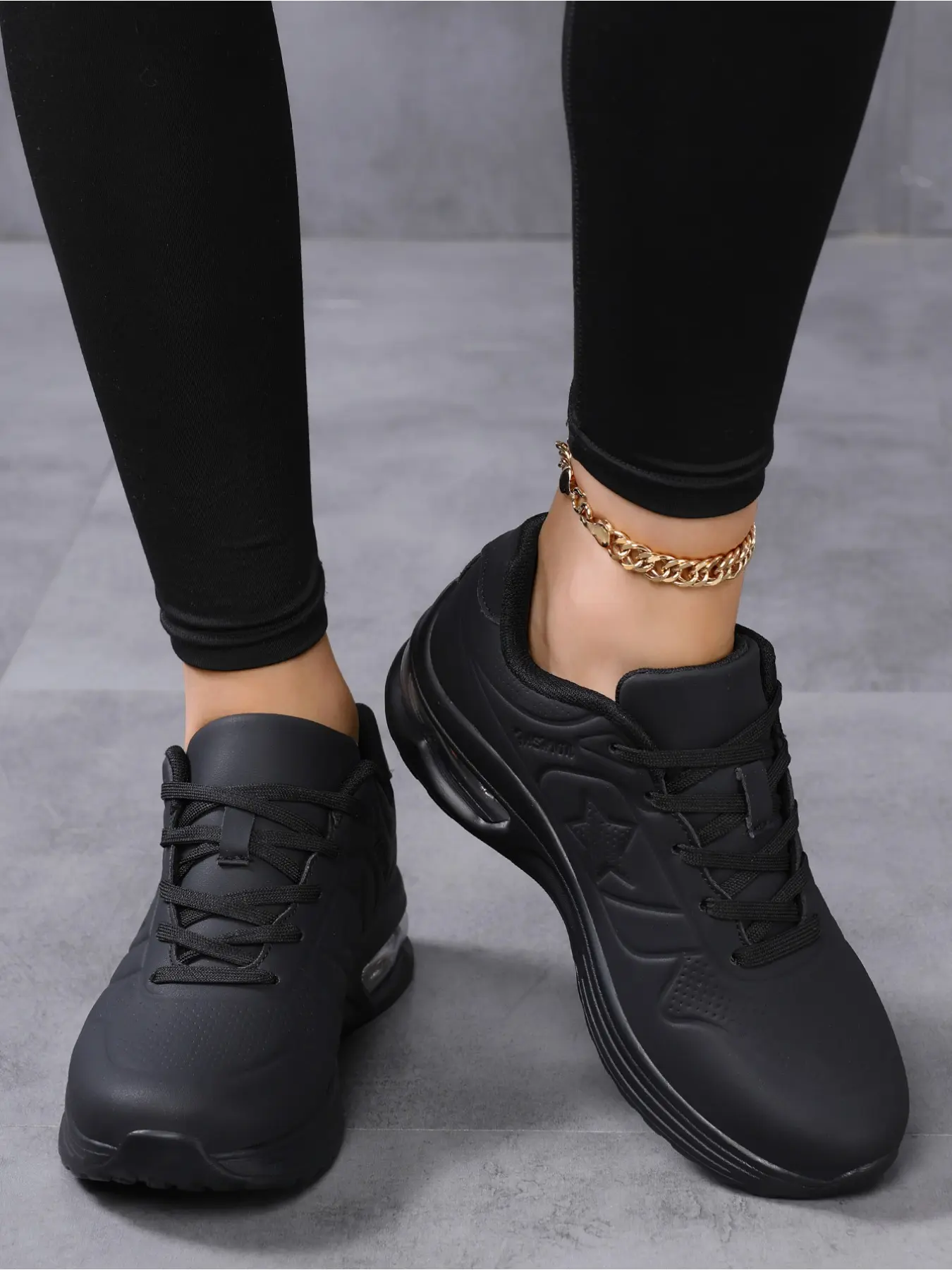 Men's Minimalist White Air Cushion Sneakers, Breathable Comfortable Daily Wear Shoes, Sports Shoes, Runner Athletic Shoe