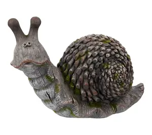 Northlight Slowpoke Snail Outdoor Garden Statue - 15"