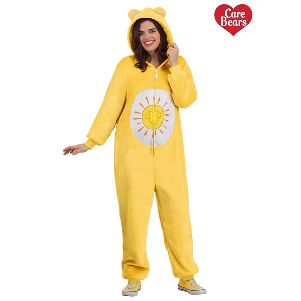 Adult Care Bears Funshine Bear Costume Onesie
