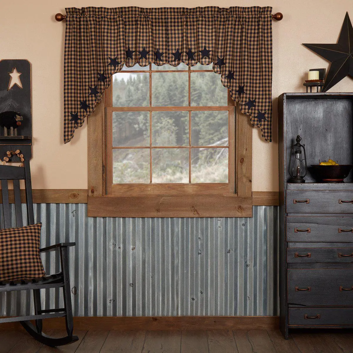 Navy Star Swag Curtains Navy Star Swag Curtains