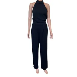 St. John Halter-Neck Knit Jumpsuit