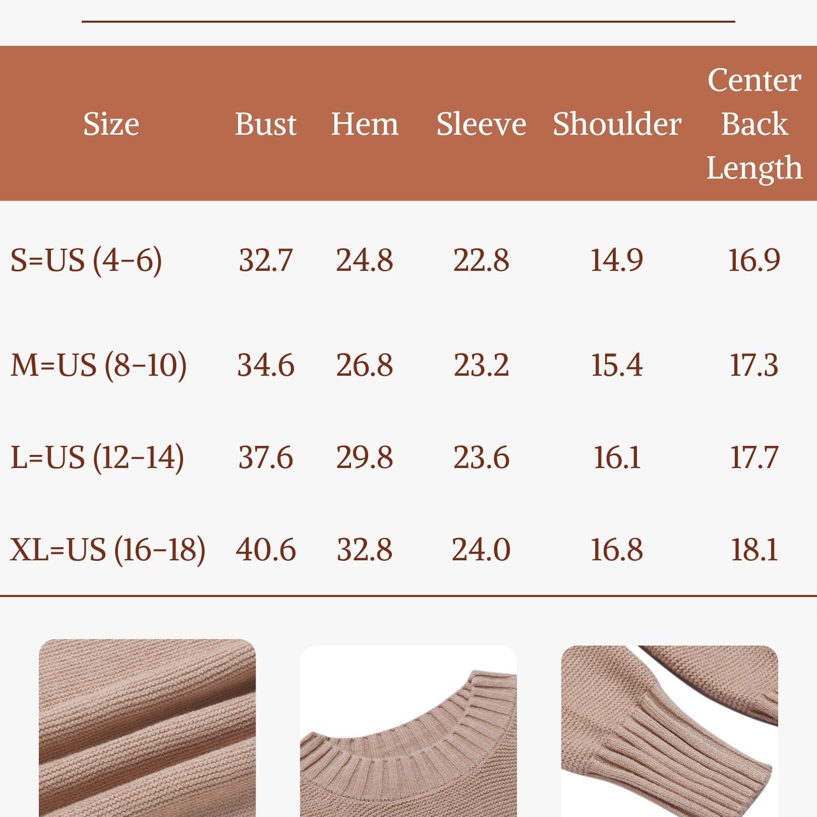 Women's Fall Crewneck Cropped Sweater Trendy Long Sleeve Ribbed Knit Pullover Jumper Tops