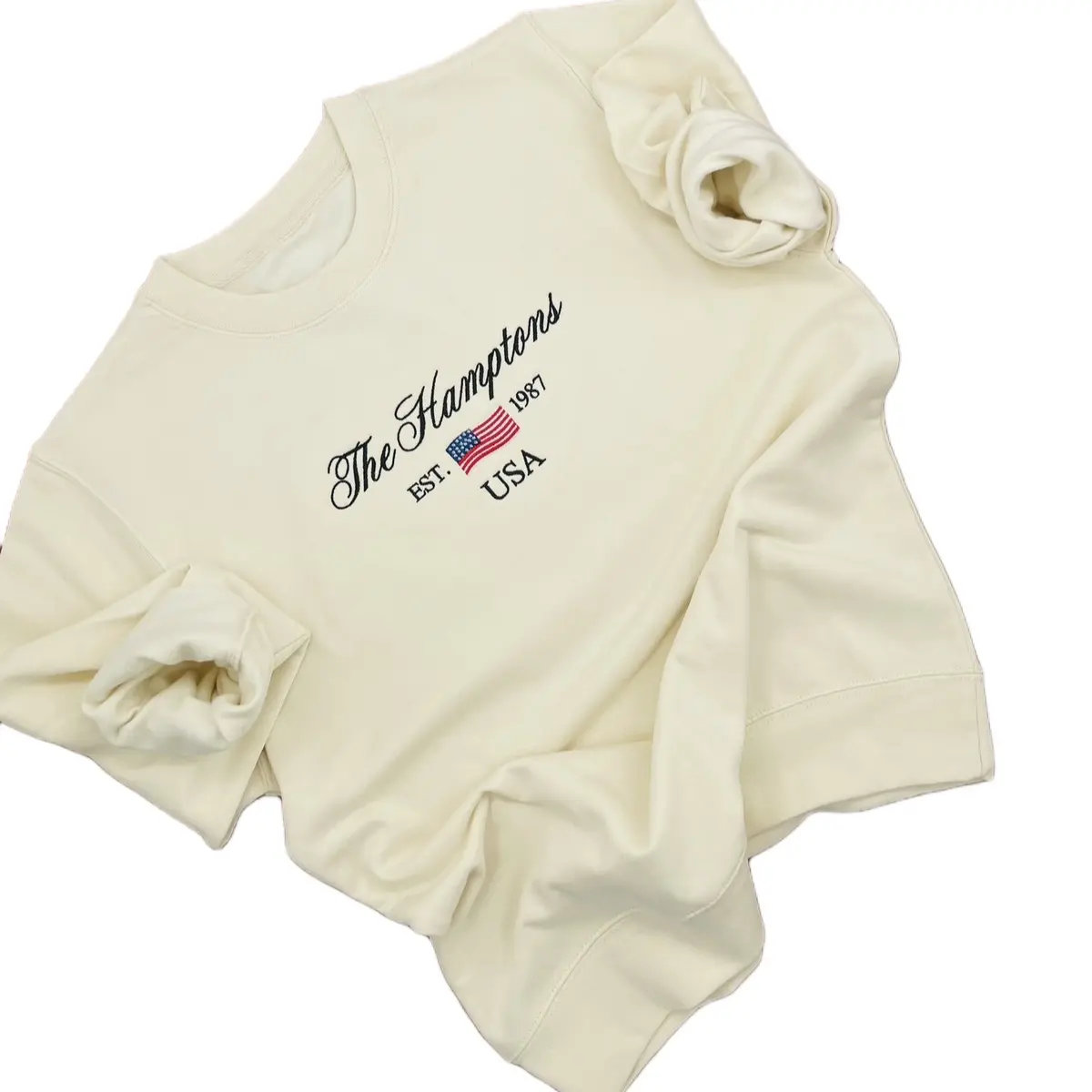 The Hamptons embroidered sweatshirt crewneck