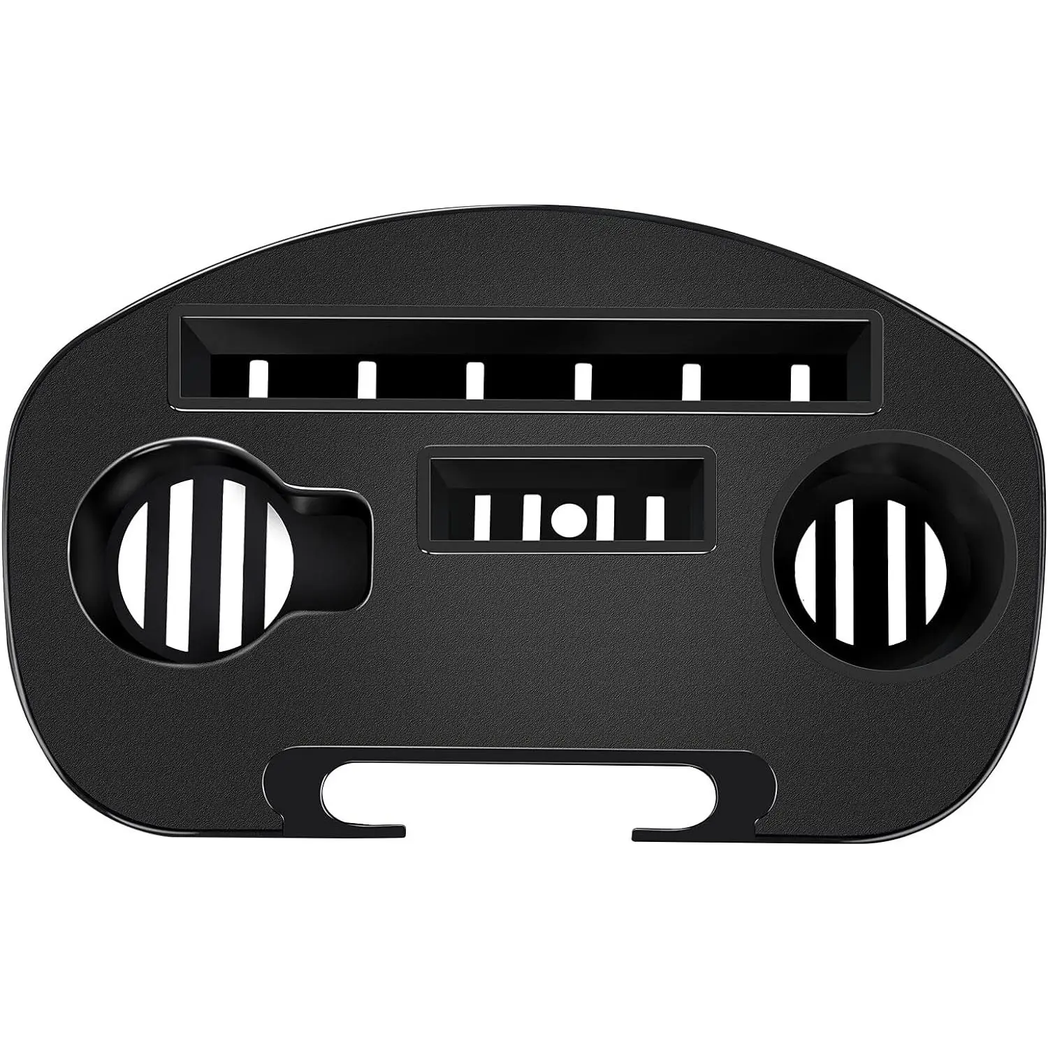 Zero Gravity Chair Tray, Multifunctional recliners Cup Holder Tray, Zero Gravity Lounge Chair Cup Holder, Utility Clip on Side Recliner Table/Tray for ipadmini/Air/Pro, Cellphone, Cup-Black