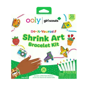 OOLY x Girl Scouts DIY Shrink Art Bracelet Kit