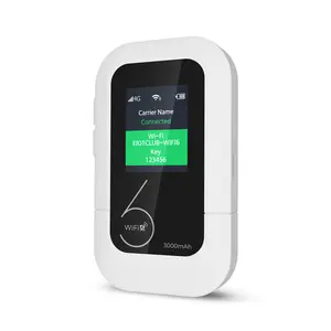 EIOTCLUB 4G LTE Portable WiFi Hotspot, Mobile Internet No Contract | Pay-as-You-Go, 1GB Trial Data, 10 Device Connections, 3000mAh Battery, Pocket WiFi for Travel, Home, Car, RV, Camping(US Only)
