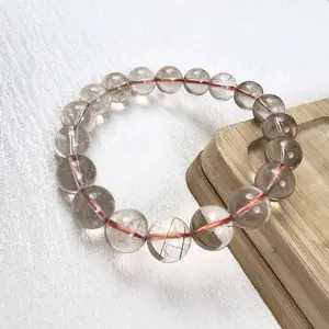 Golden Rutilated Quartz Bracelet — Wealth, Luck & Protection | Powerful Money Attraction Crystal Jewelry| 7–10mm Beads