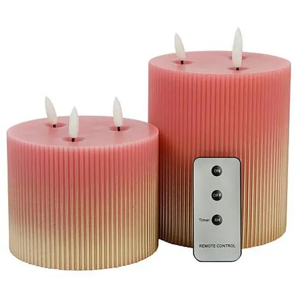 South Street Loft Oversized Ombre Wax Candle - Set of 2 South Street Loft Oversized Ombre Wax Candle - Set of 2